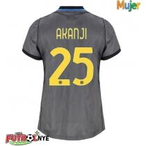 Camiseta Inter Milan Manuel Akanji #25 Tercera Equipación para mujer 2026-27 manga corta